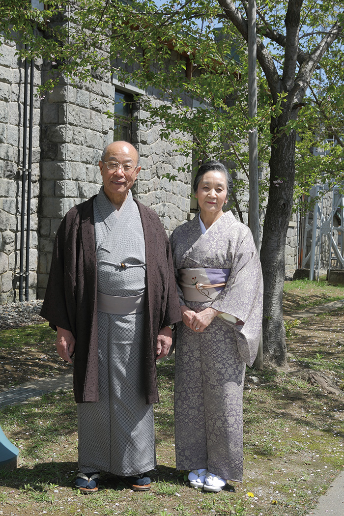 二代目社長 後藤義昭と妻 正子
