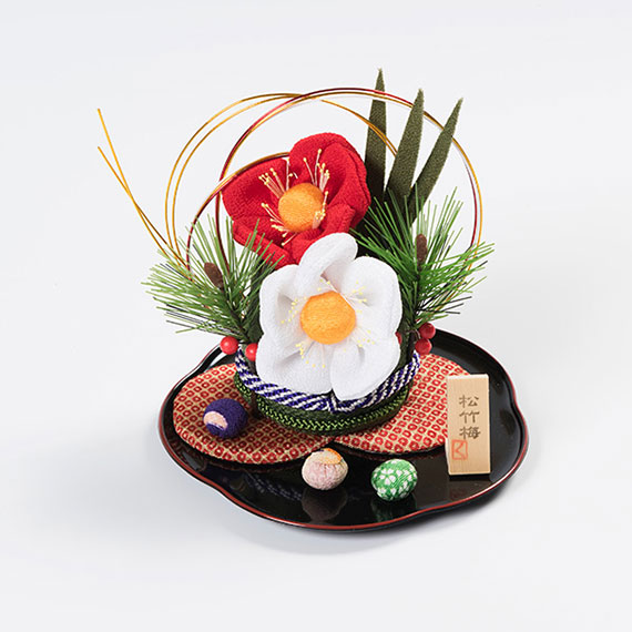 丸盆飾り 松竹梅 ¥2,800-（税別）